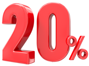 20%